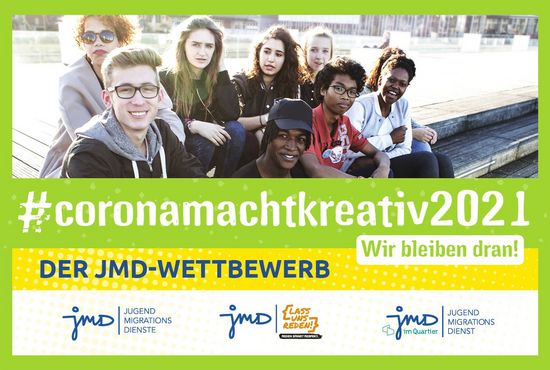 Plakat des Kreativ-Wettbewerbs #coronamachtkreativ2021